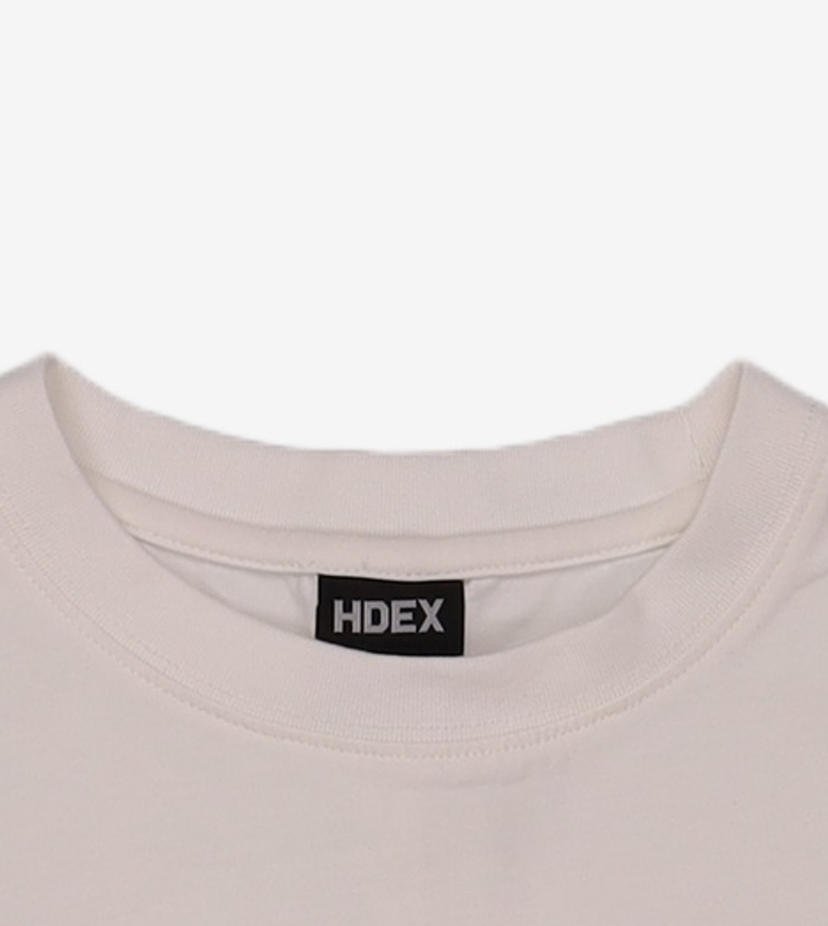 에이치덱스(HDEX) 우먼스 커브드 헴 숏 슬리브 (White) S