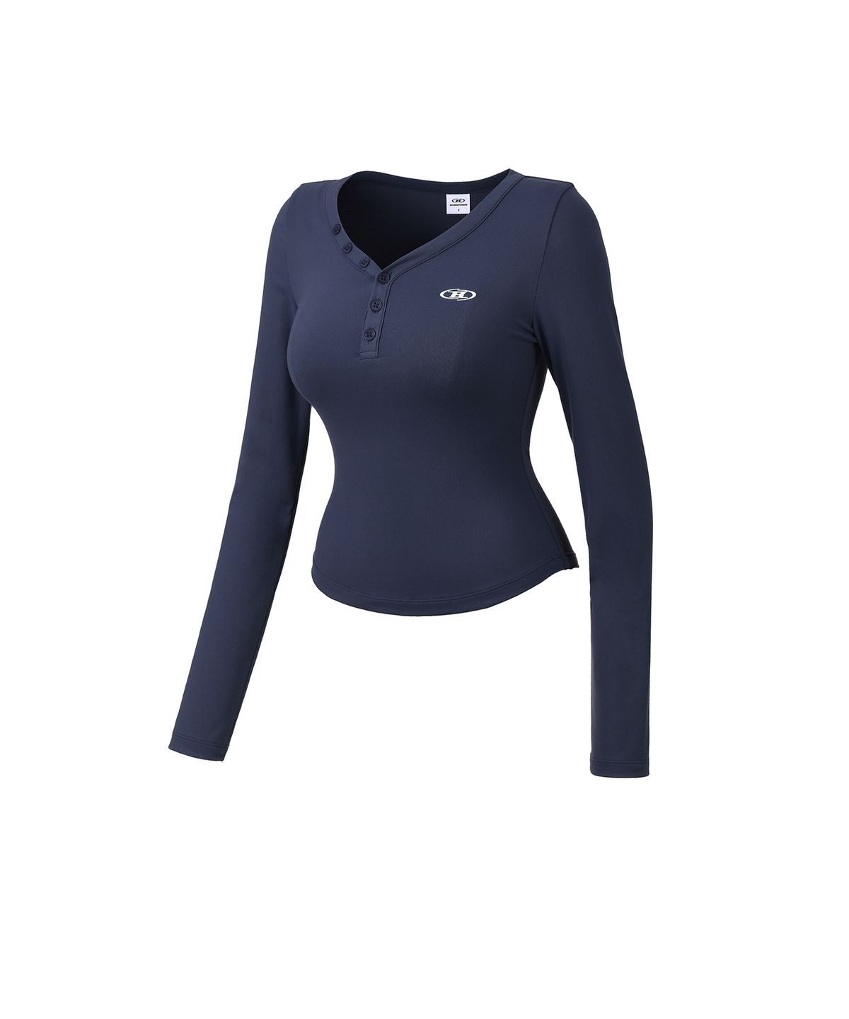 본투윈(BORN TO WIN) W B SOFT BUTTON LONG SLEEVE [NAVY]