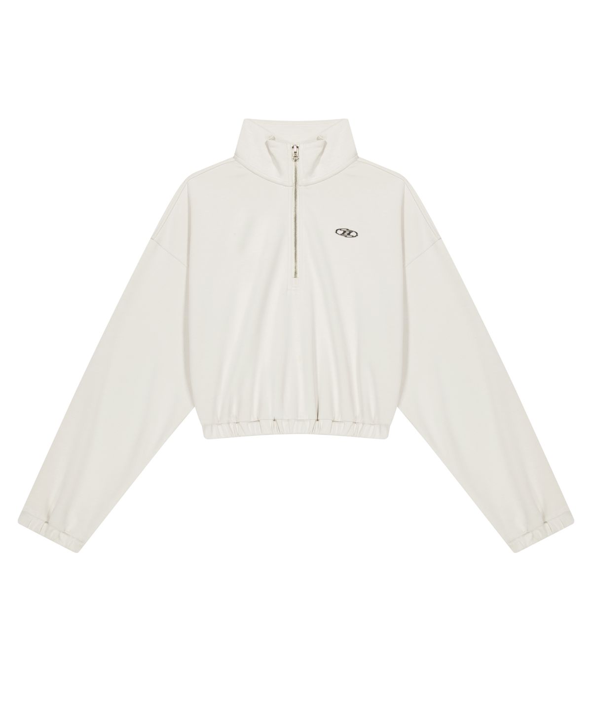 본투윈(BORN TO WIN) W B PENDANT HALF ZIP-UP PULLOVER [IVORY]