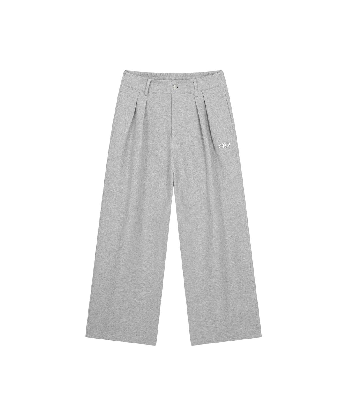 본투윈(BORN TO WIN) CHROME B TECH FOAM TWO TUCK PANTS [MELANGE GREY]