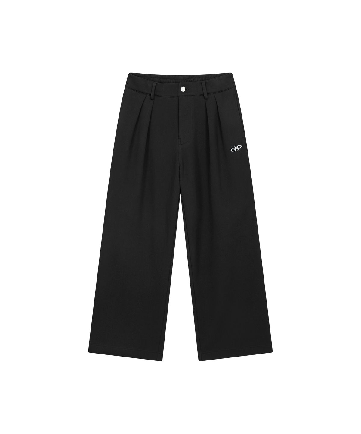 본투윈(BORN TO WIN) CHROME B TECH FOAM TWO TUCK PANTS [BLACK]