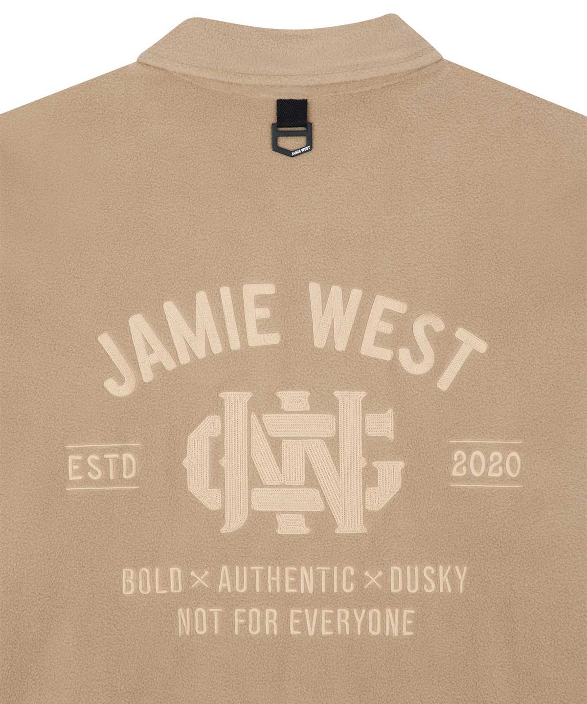 제이미웨스트(JAMIE WEST) 레트로 심볼 플리스 자켓 (BE)