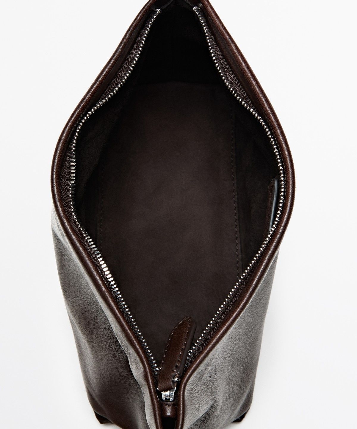 마시모두띠(MASSIMO DUTTI) 소프트 나파 레더 미디엄 토일렛백