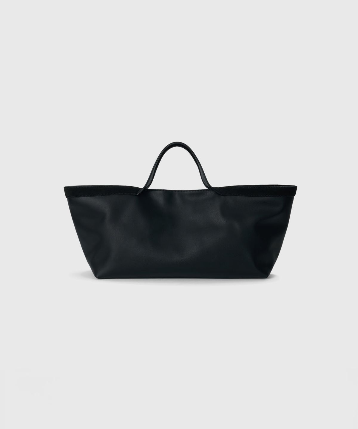 룩캐스트(LOOKAST) 스퀘어 와이드 레더 토트백 / SQUARE WIDE LEATHER TOTE BAG_2colors