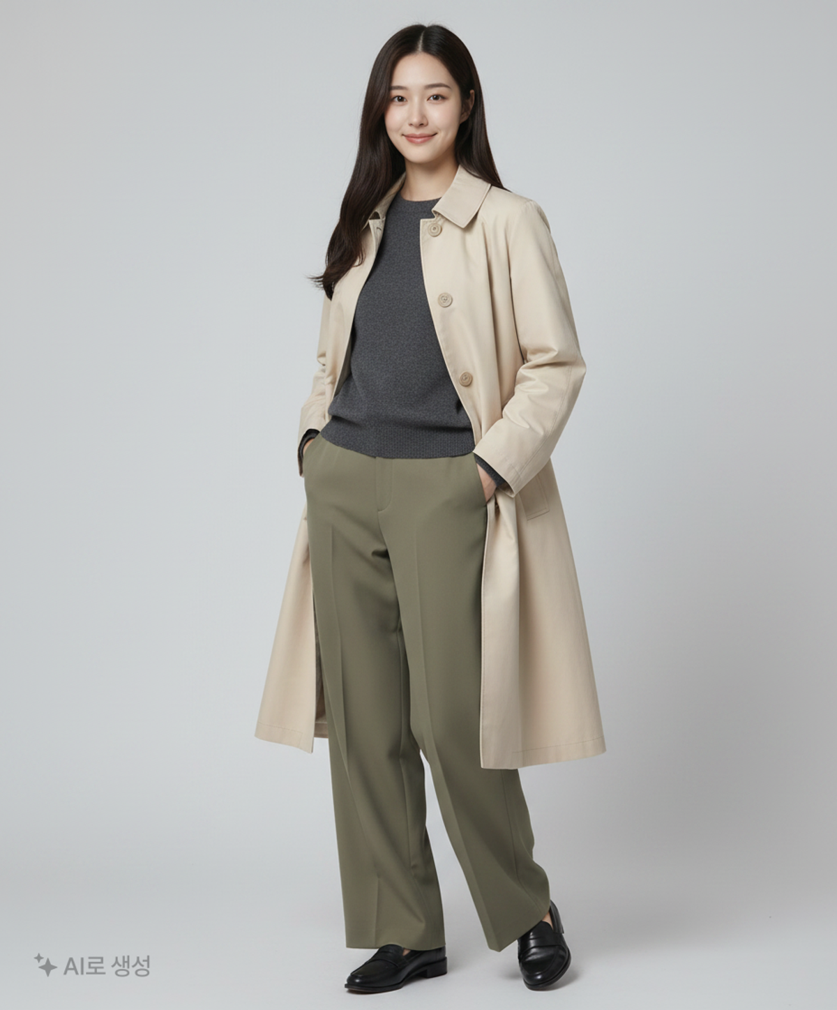유니클로(UNIQLO) 봄 가을 코트 M