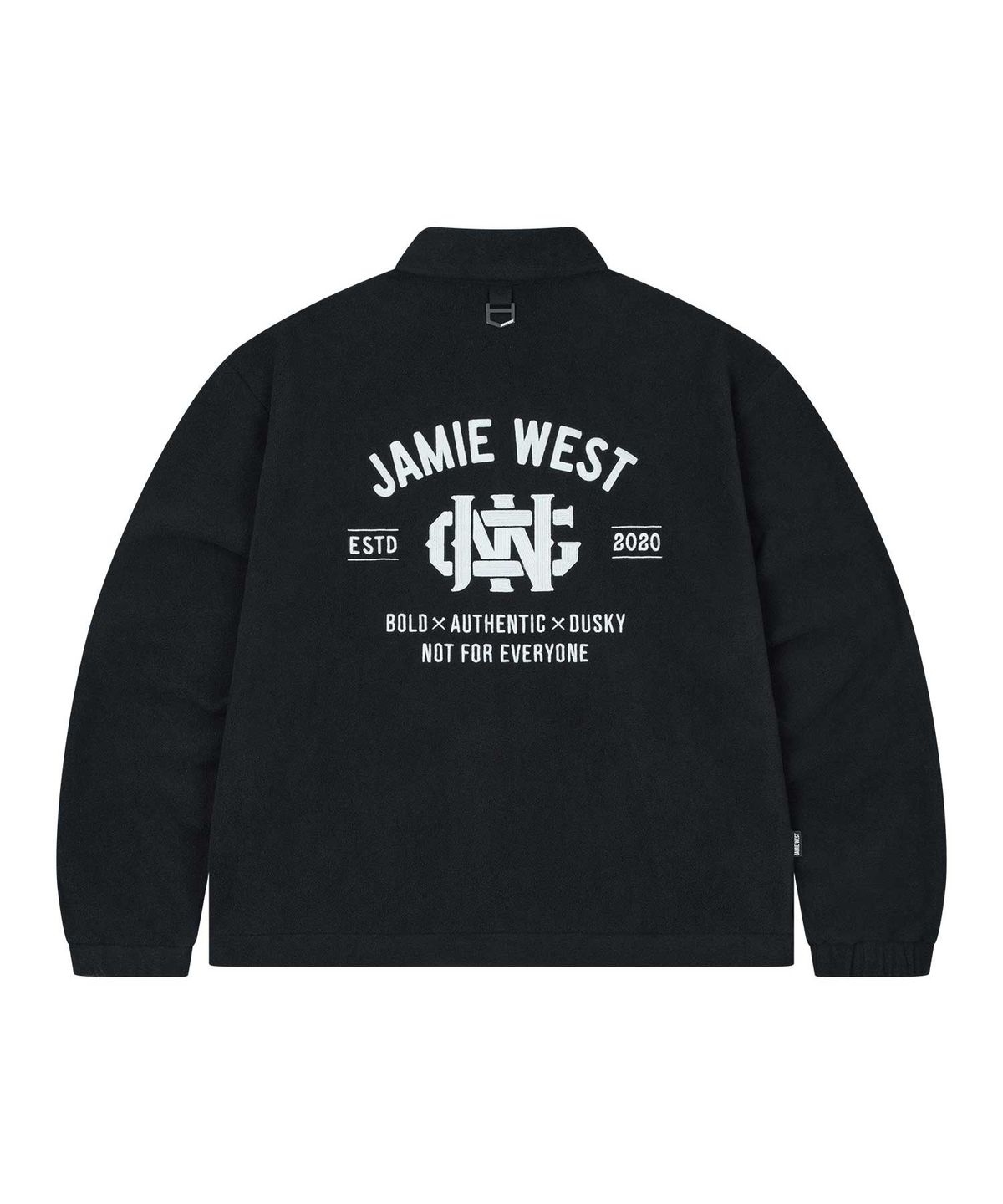 제이미웨스트(JAMIE WEST) 레트로 심볼 플리스 자켓 (BK)