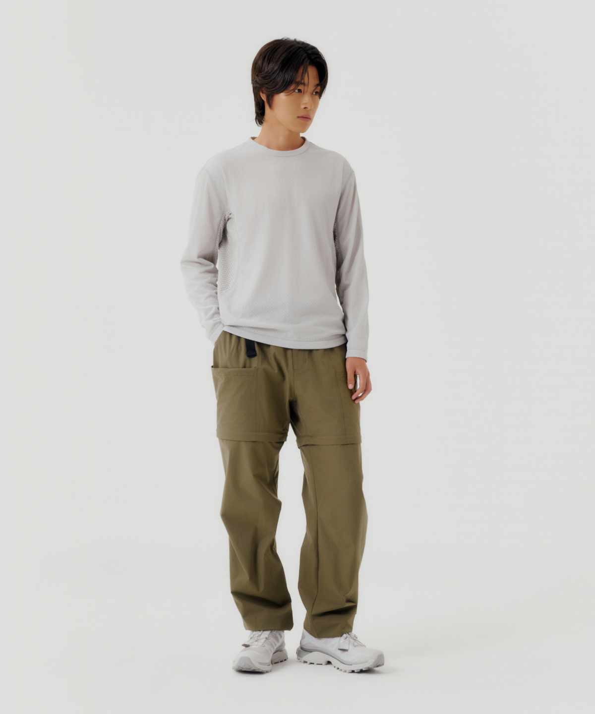 어반사이드 어패럴(URBANSIDE APPAREL) 제로인 옥타 에어 롱슬리브 티셔츠