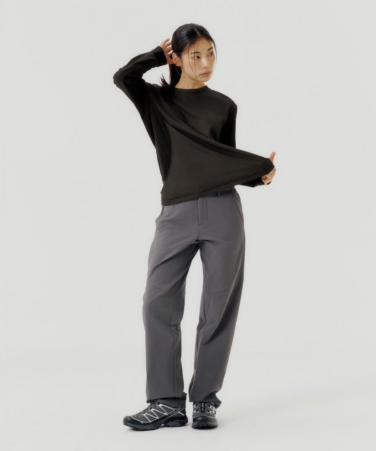 어반사이드 어패럴(URBANSIDE APPAREL) 제로인 옥타 에어 롱슬리브 티셔츠