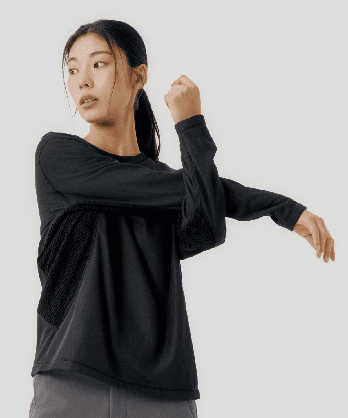 어반사이드 어패럴(URBANSIDE APPAREL) 제로인 옥타 에어 롱슬리브 티셔츠