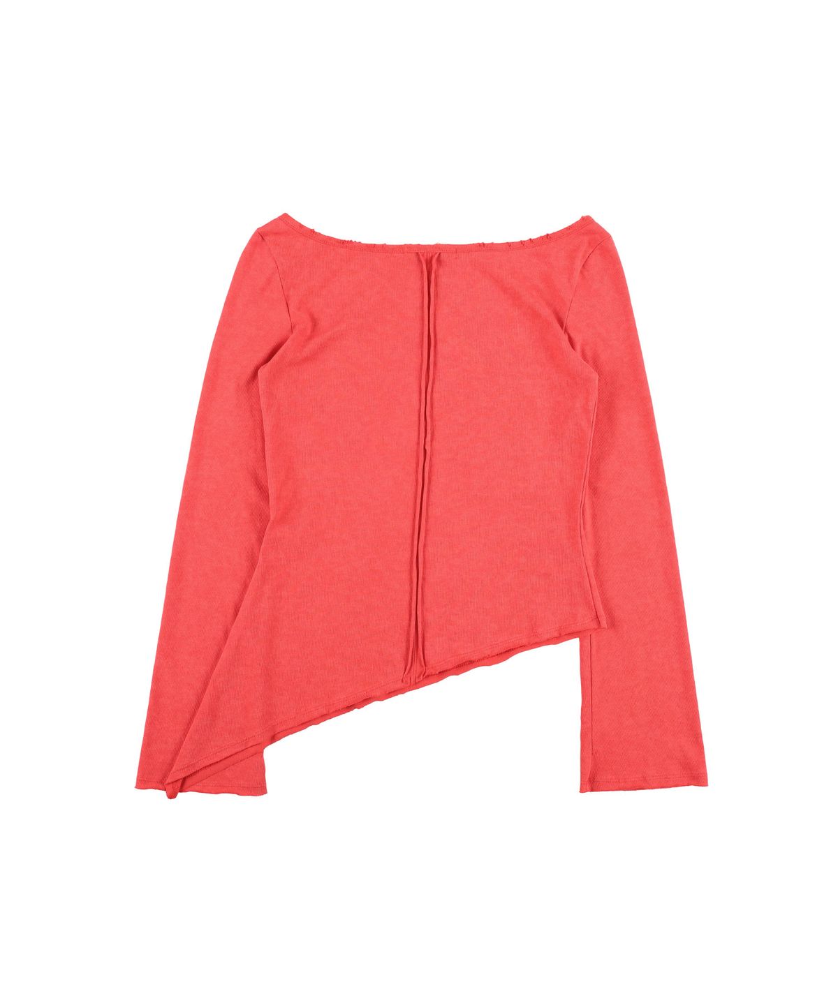 샌드뮤지엄(SAND MUSEUM) DAMAGED BOAT NECK TEE [Red]