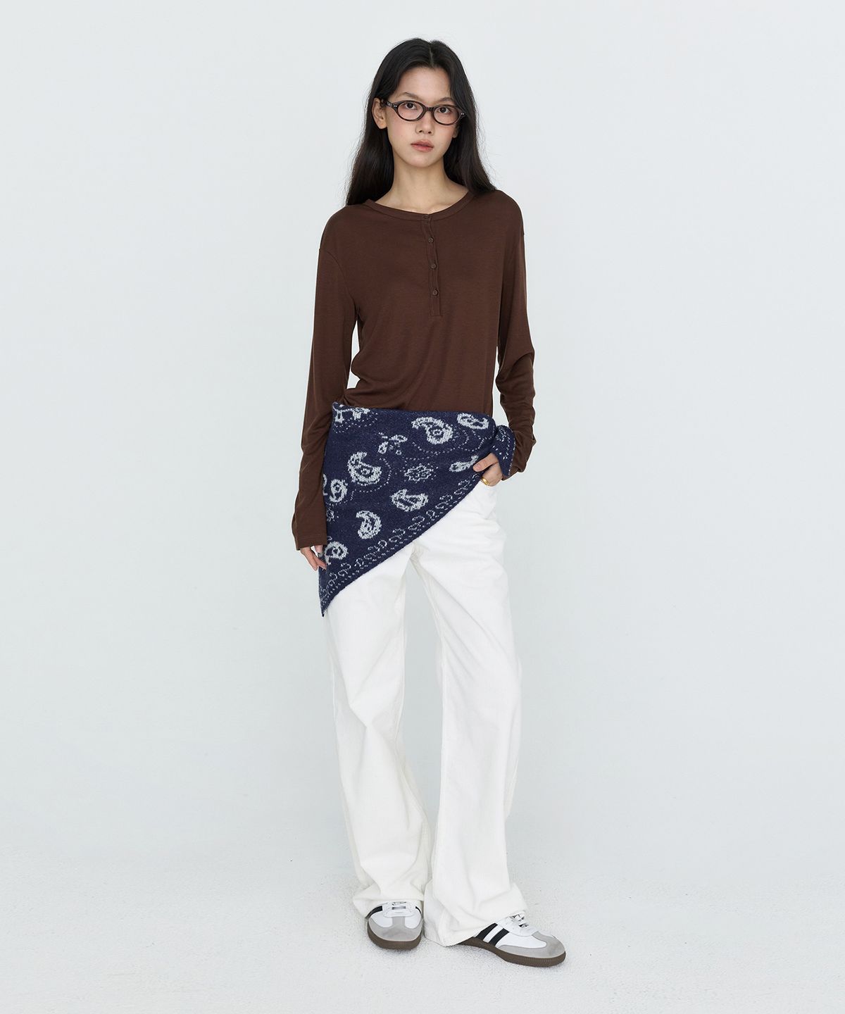 몽돌(MONGDOL) 코듀로이 포켓 스트레이트 팬츠 아이보리 MDPT087IVORY