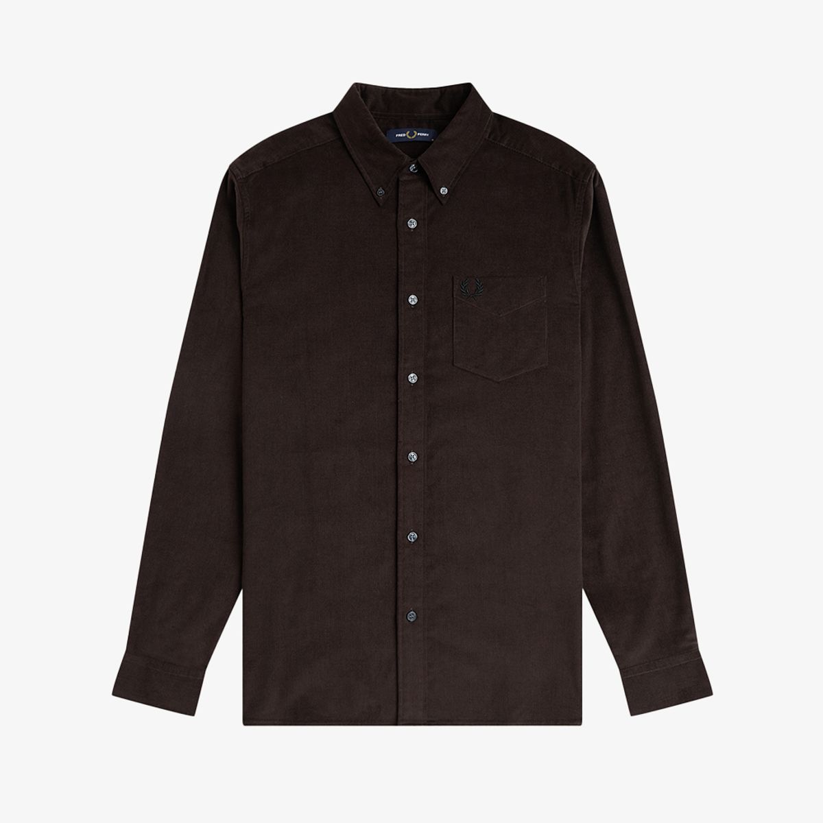 프레드페리(FRED PERRY) [Sharp] 니들 코듀로이 셔츠 - 리치브라운 AFPM2G33462-33C