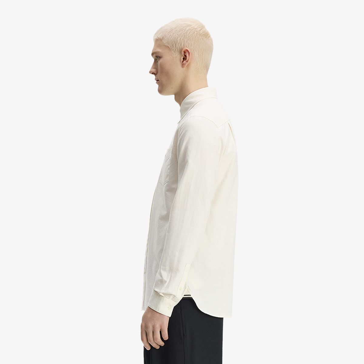 프레드페리(FRED PERRY) [Sharp] 컨실드 팁드 옥스포드 셔츠 - 에크루 AFPM2G33452-560