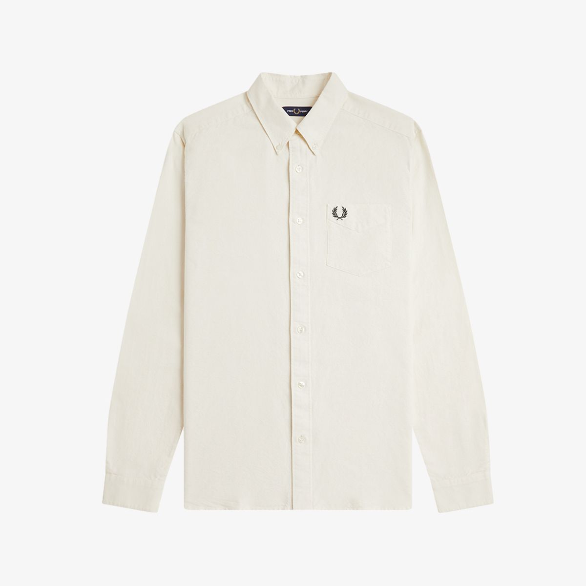 프레드페리(FRED PERRY) [Sharp] 컨실드 팁드 옥스포드 셔츠 - 에크루 AFPM2G33452-560
