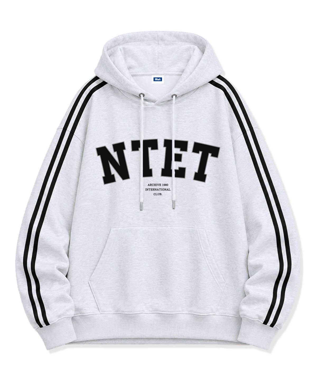 엔티이티(NTET) 아치 클럽 로고 트랙 후드티 (3color)