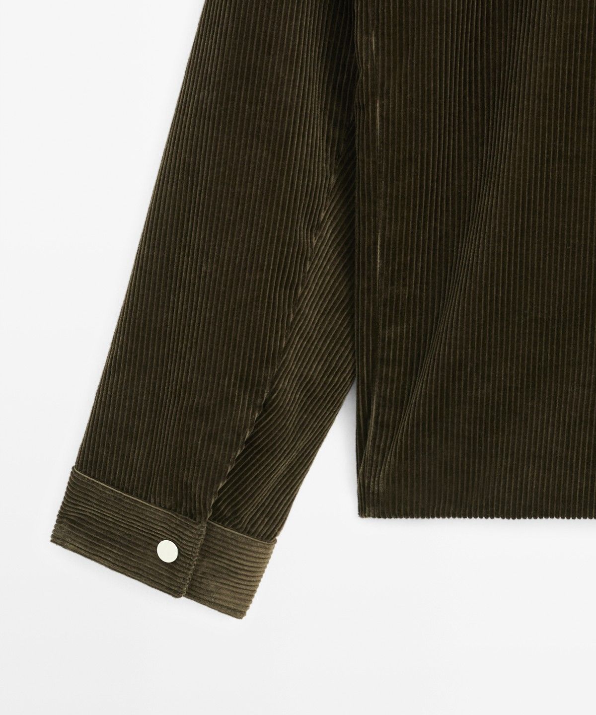 마시모두띠(MASSIMO DUTTI) 플래킷 디테일 코듀로이 자켓