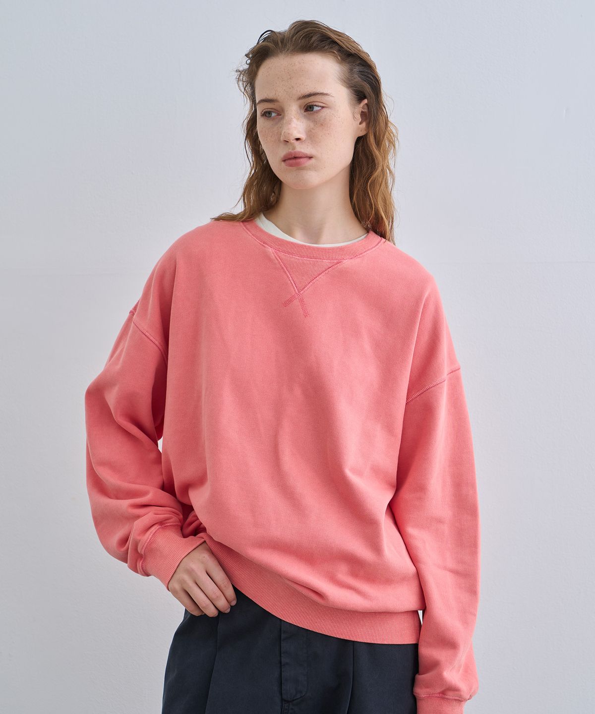 정감 스튜디오(JEONGGAM STUDIOS) Pigment Dyed Sweatshirt_4 color