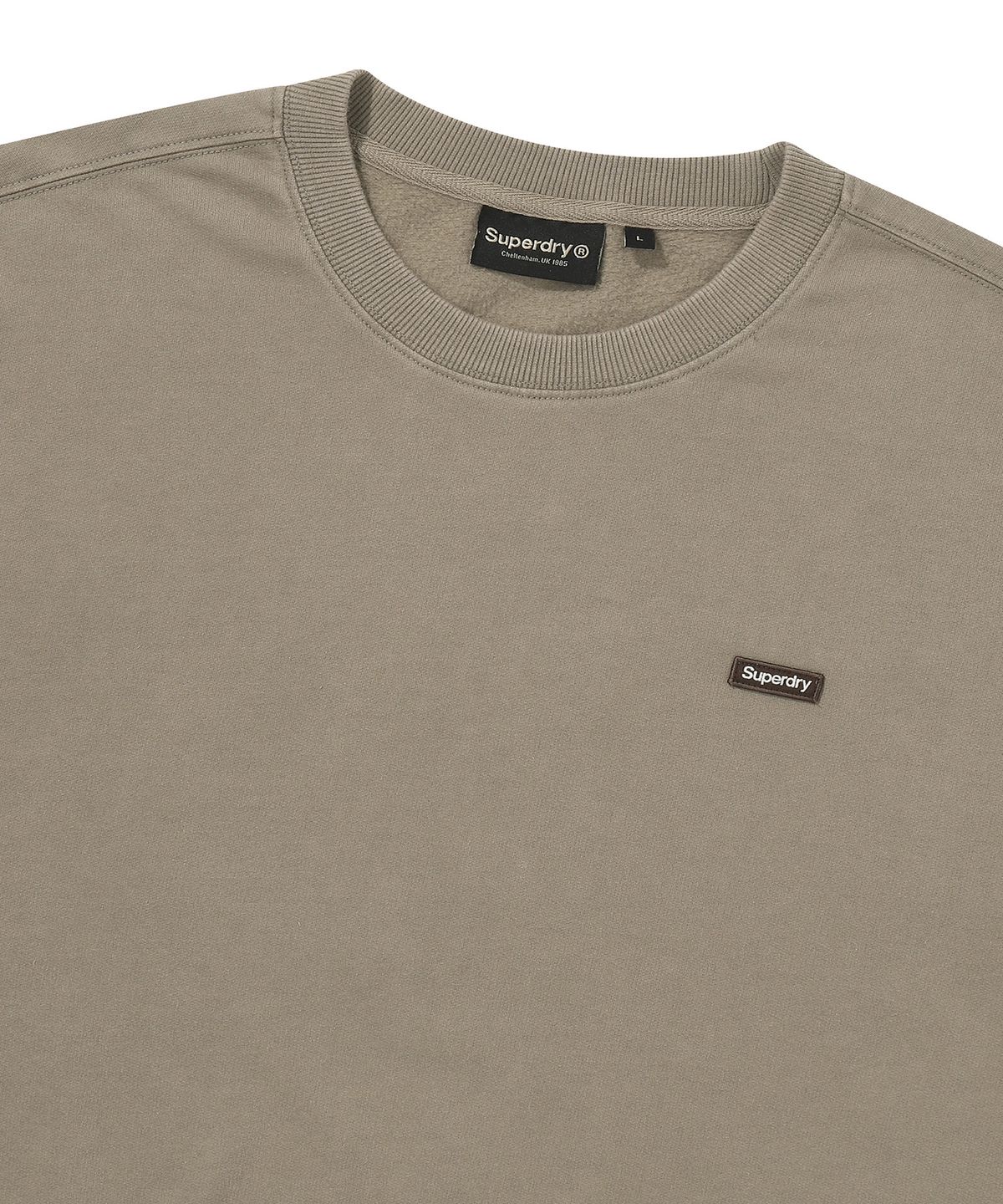 슈퍼드라이(SUPERDRY) 코어 스웻 셔츠 다크 베이지 SDUMRDQ06DBE
