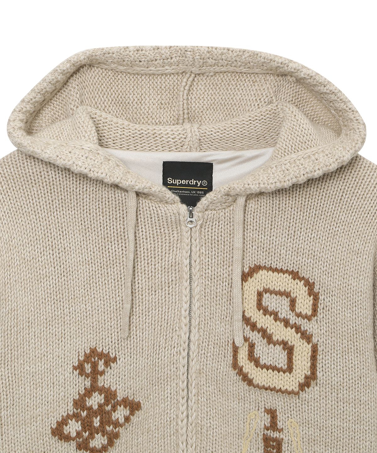 슈퍼드라이(SUPERDRY) 실드드라이 스웨터 베이지 SDUKCFQ01BEG