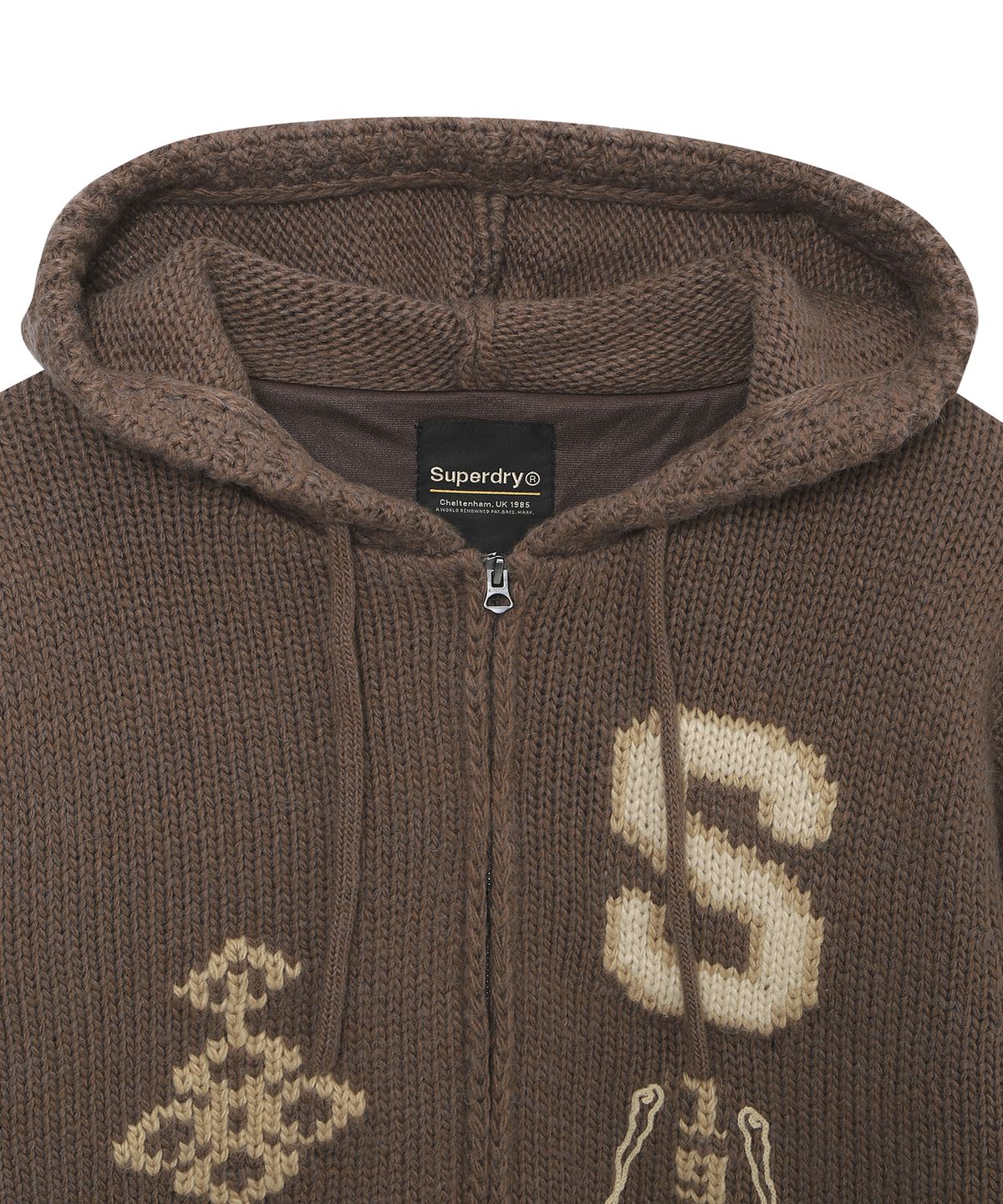슈퍼드라이(SUPERDRY) 실드드라이 스웨터 다크 브라운 SDUKCFQ01DBW