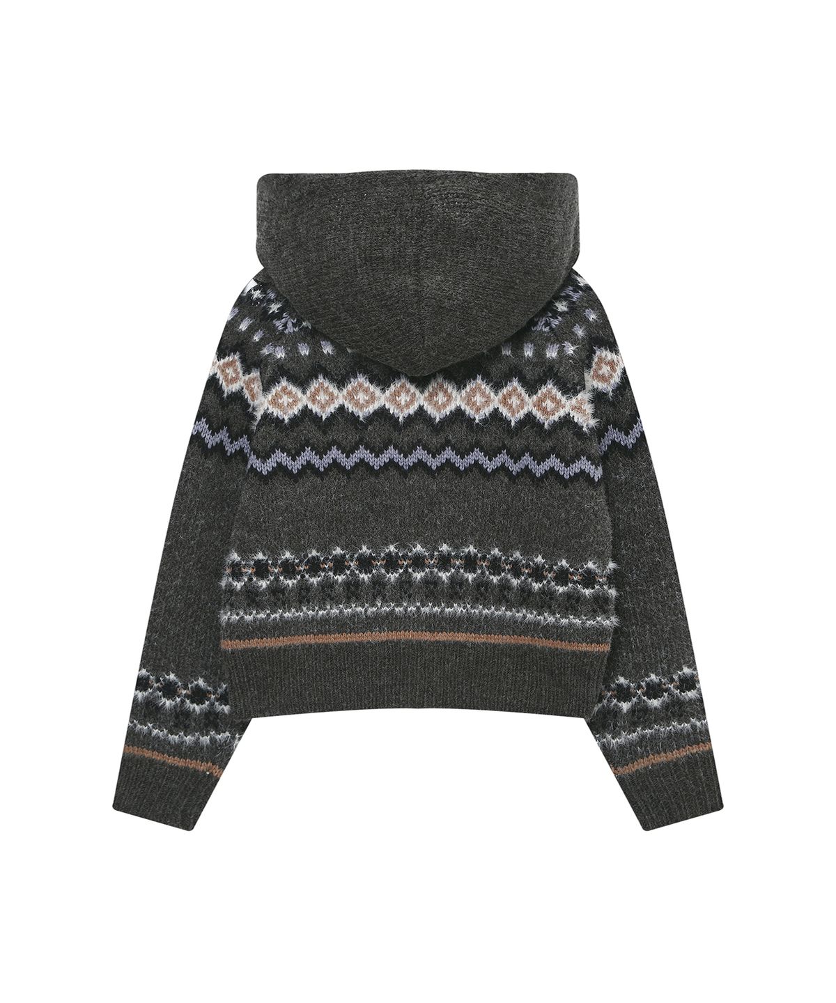 슈퍼드라이(SUPERDRY) 우먼스 노르드라이 스웨터 다크 멜란지 그레이 SDFKCFQ04DMG
