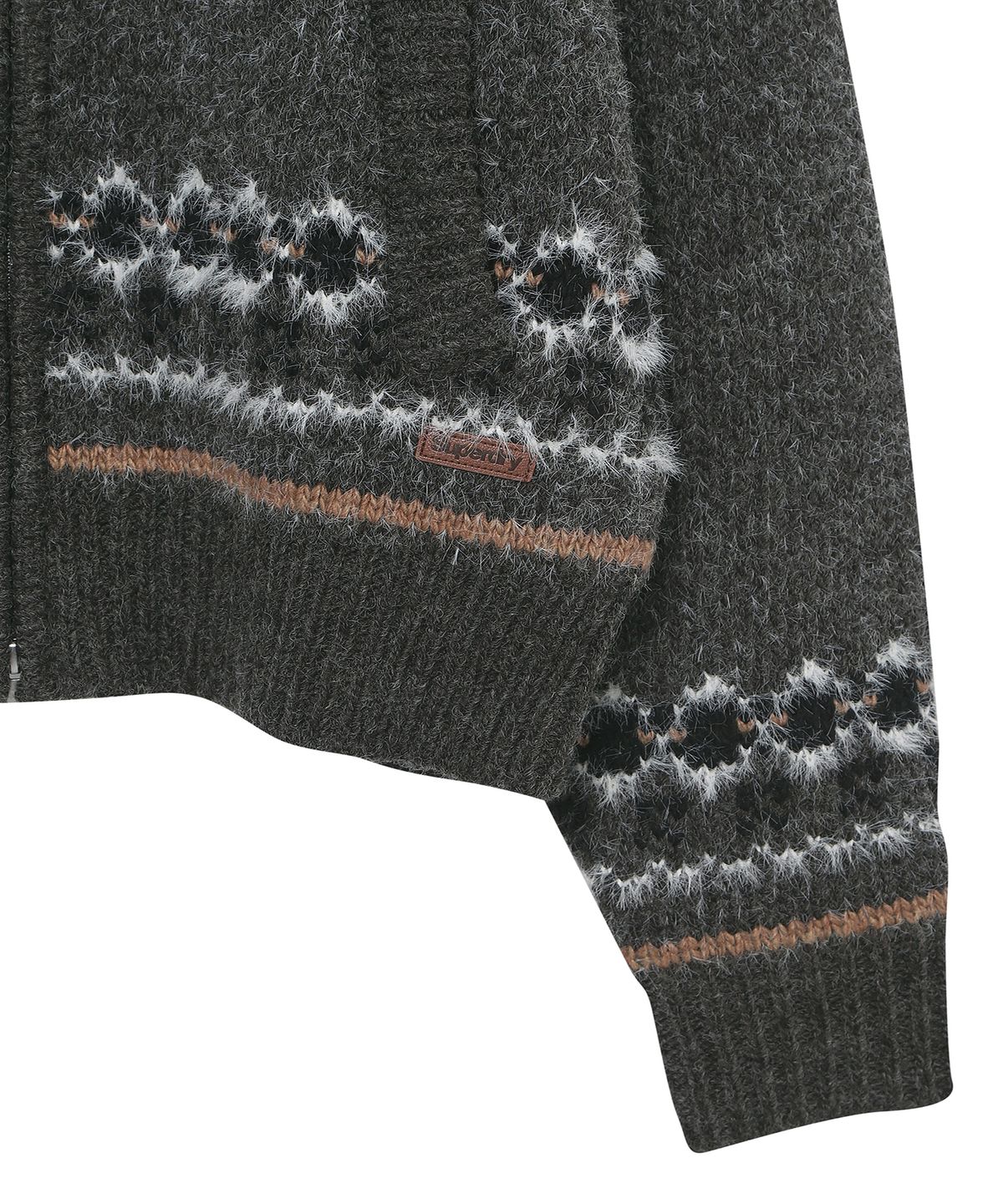슈퍼드라이(SUPERDRY) 우먼스 노르드라이 스웨터 다크 멜란지 그레이 SDFKCFQ04DMG