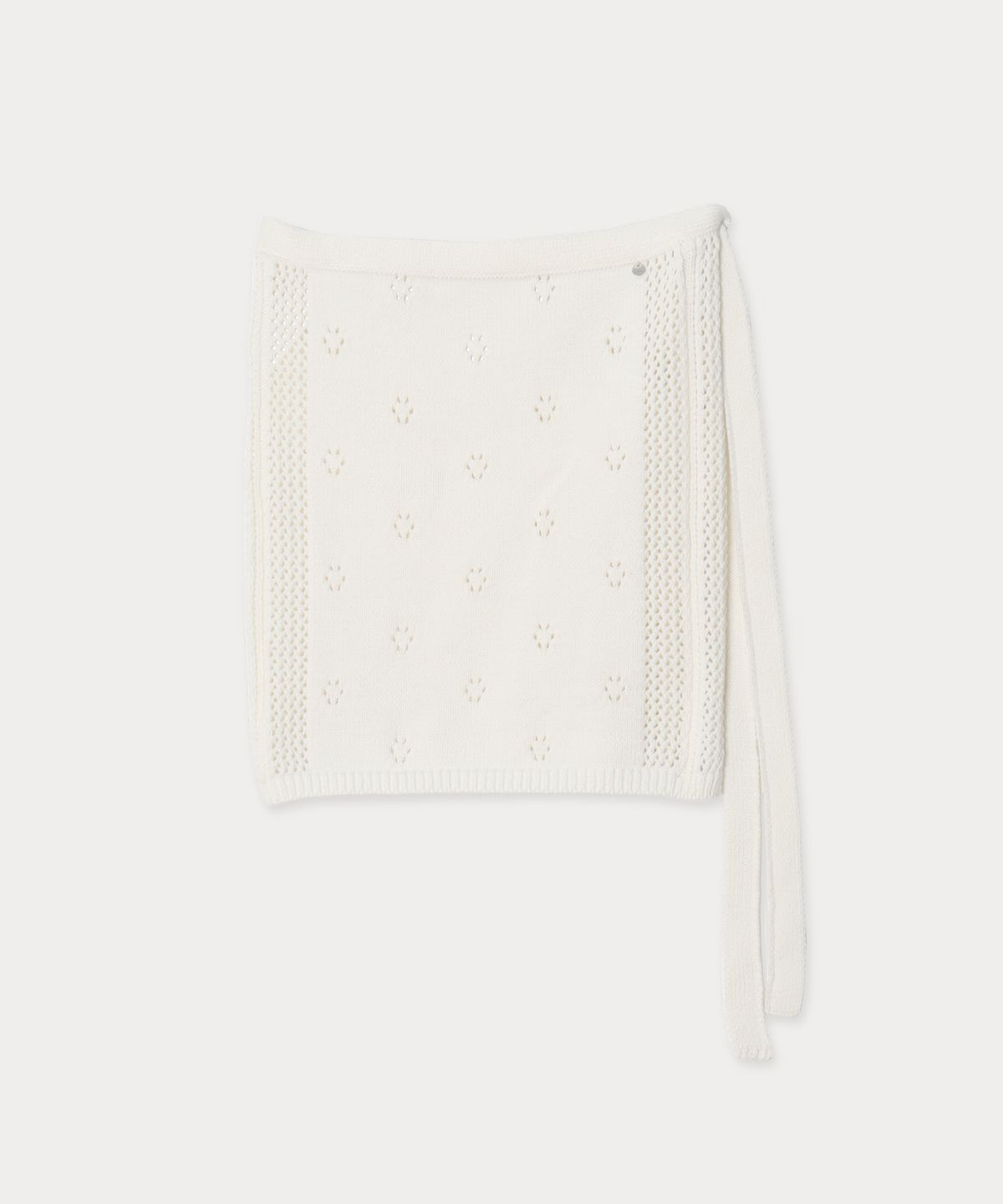 메종르하르(MAISONLEHAR) 피오니 니트 랩스커트 2color