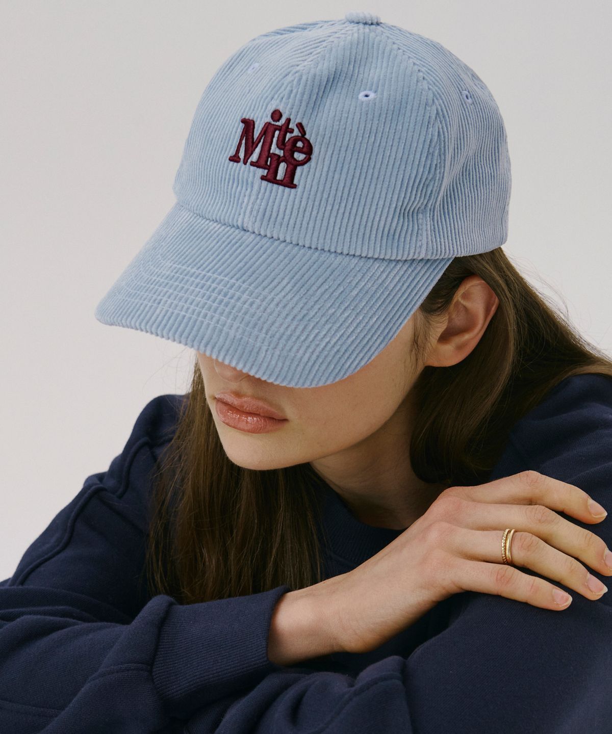미네티(MINETI) 소두 골덴 백 뉴 로고 볼캡 Y 11726 MT