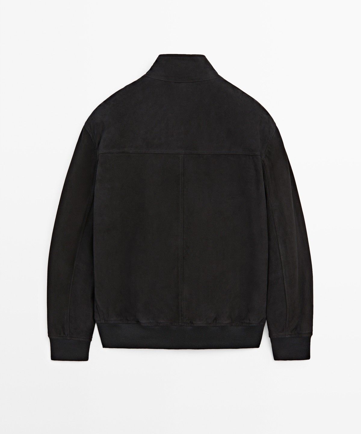 마시모두띠(MASSIMO DUTTI) 스웨이드 염소 가죽 봄버 재킷