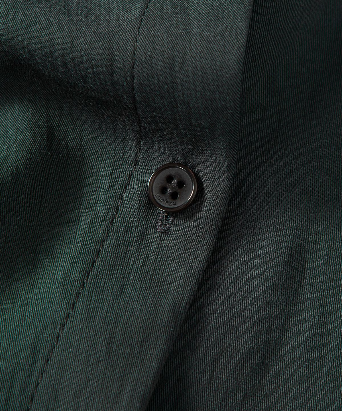 루시르주(LUCIR ZU) Cowl Neck Button Blouse (Charcoal)