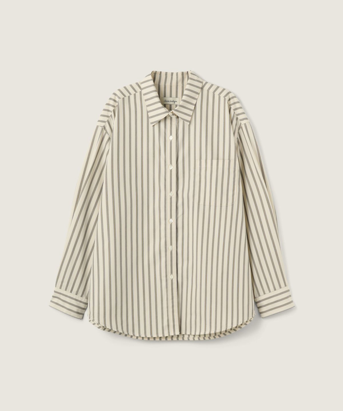 시엔느(SIENNE) August Stripe Shirt (Cream)