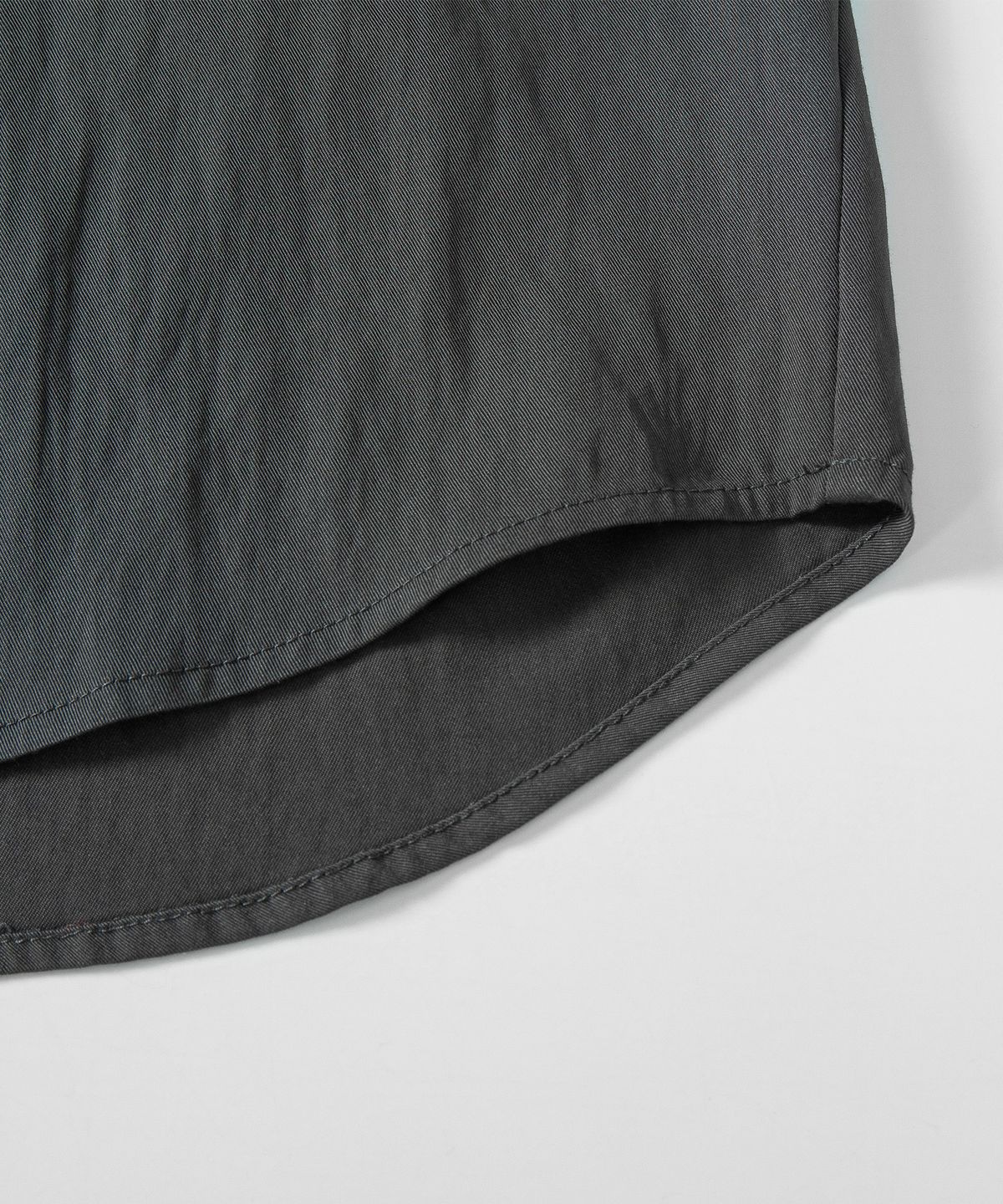 루시르주(LUCIR ZU) Scarf Cowl Neck Blouse (Charcoal)