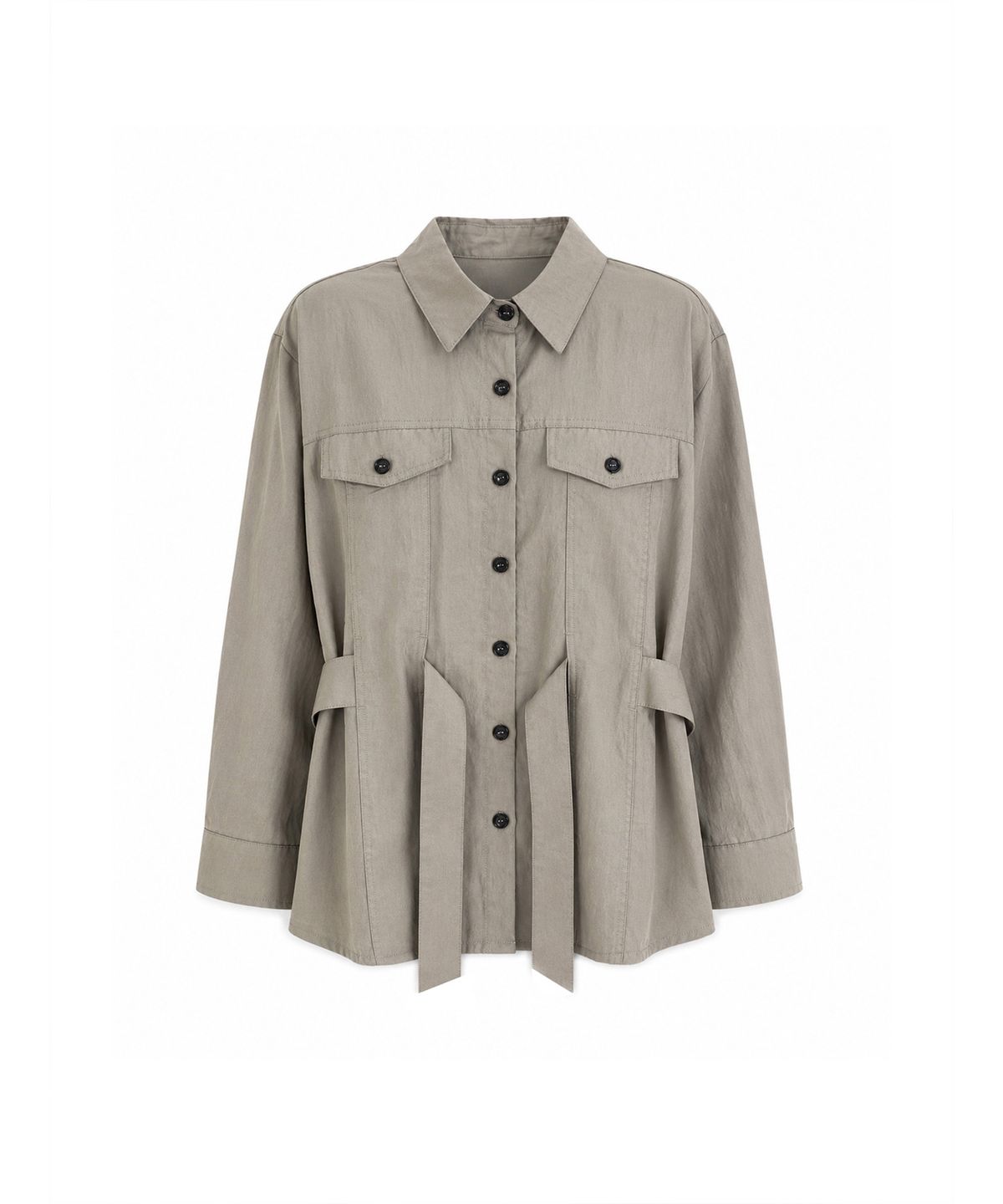 바스카라(VASCARA) Belted Flap-Pocket Work Jacket (3colors)