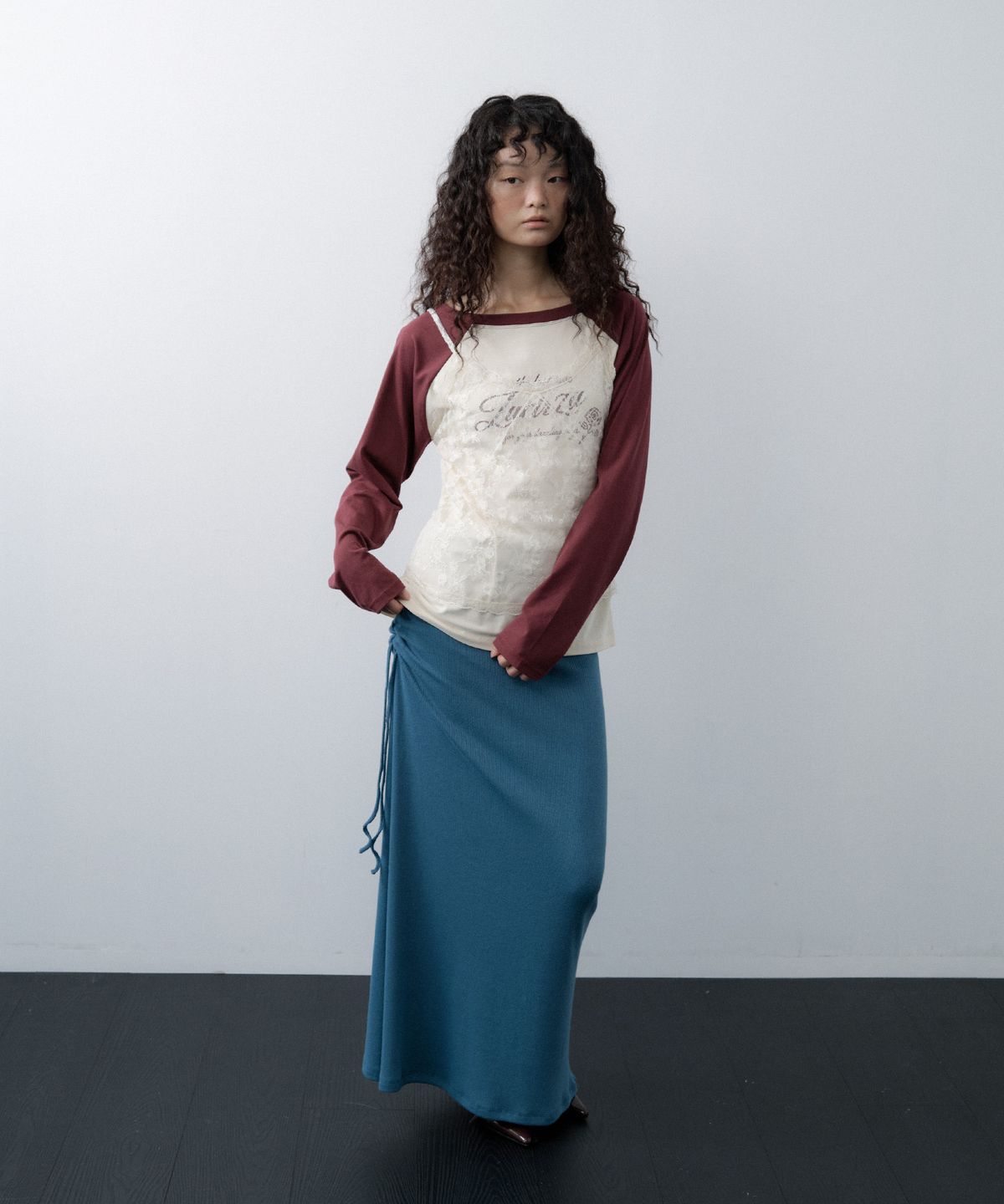 루시르주(LUCIR ZU) Lace Bustier Camisole (Cream)
