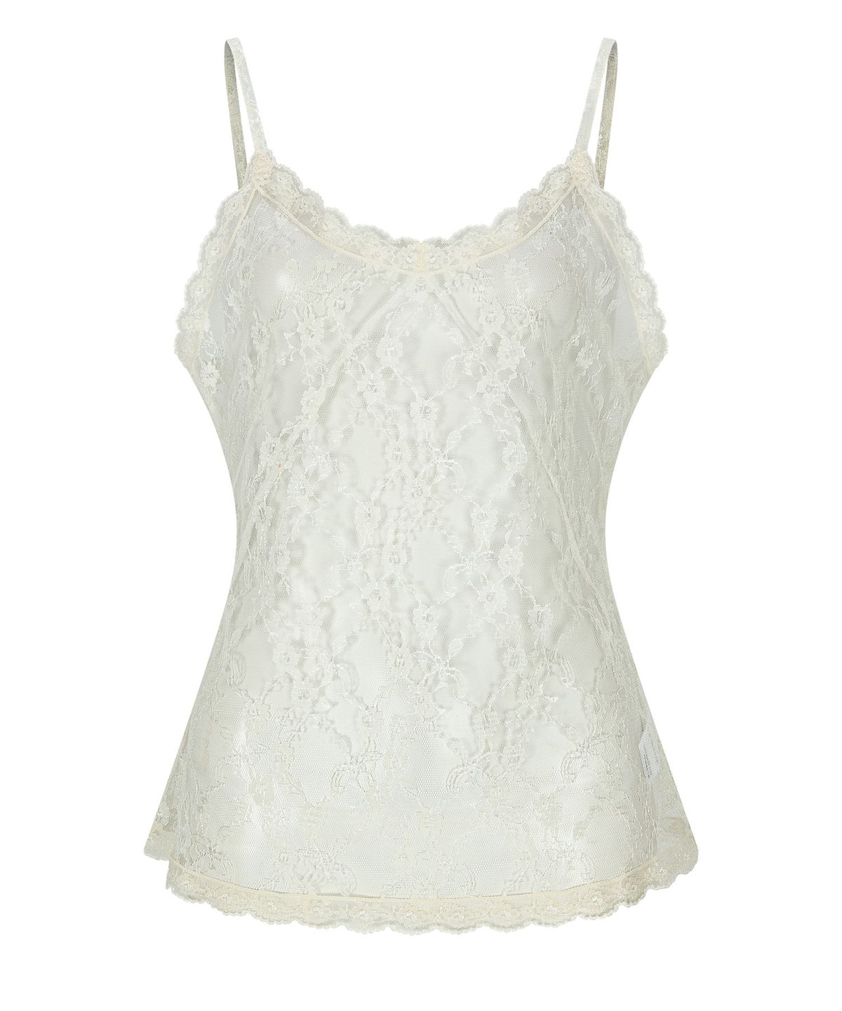 루시르주(LUCIR ZU) Lace Bustier Camisole (Cream)
