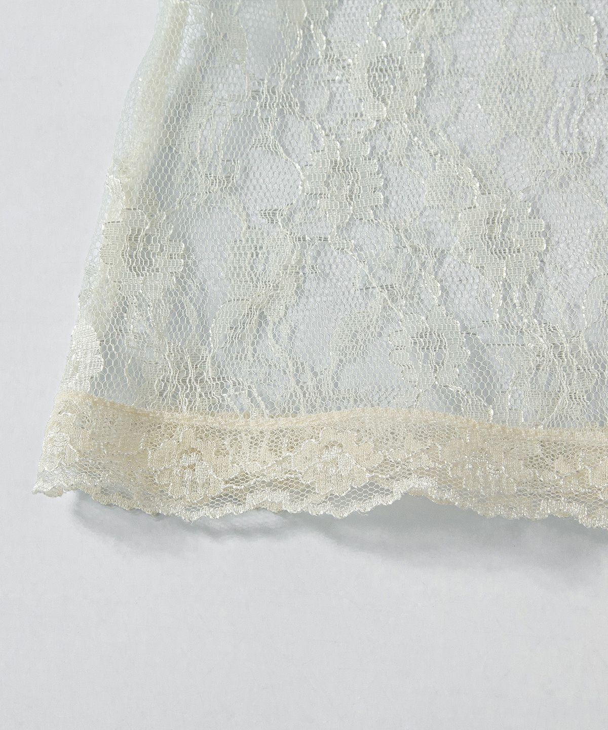 루시르주(LUCIR ZU) Lace Bustier Camisole (Cream)