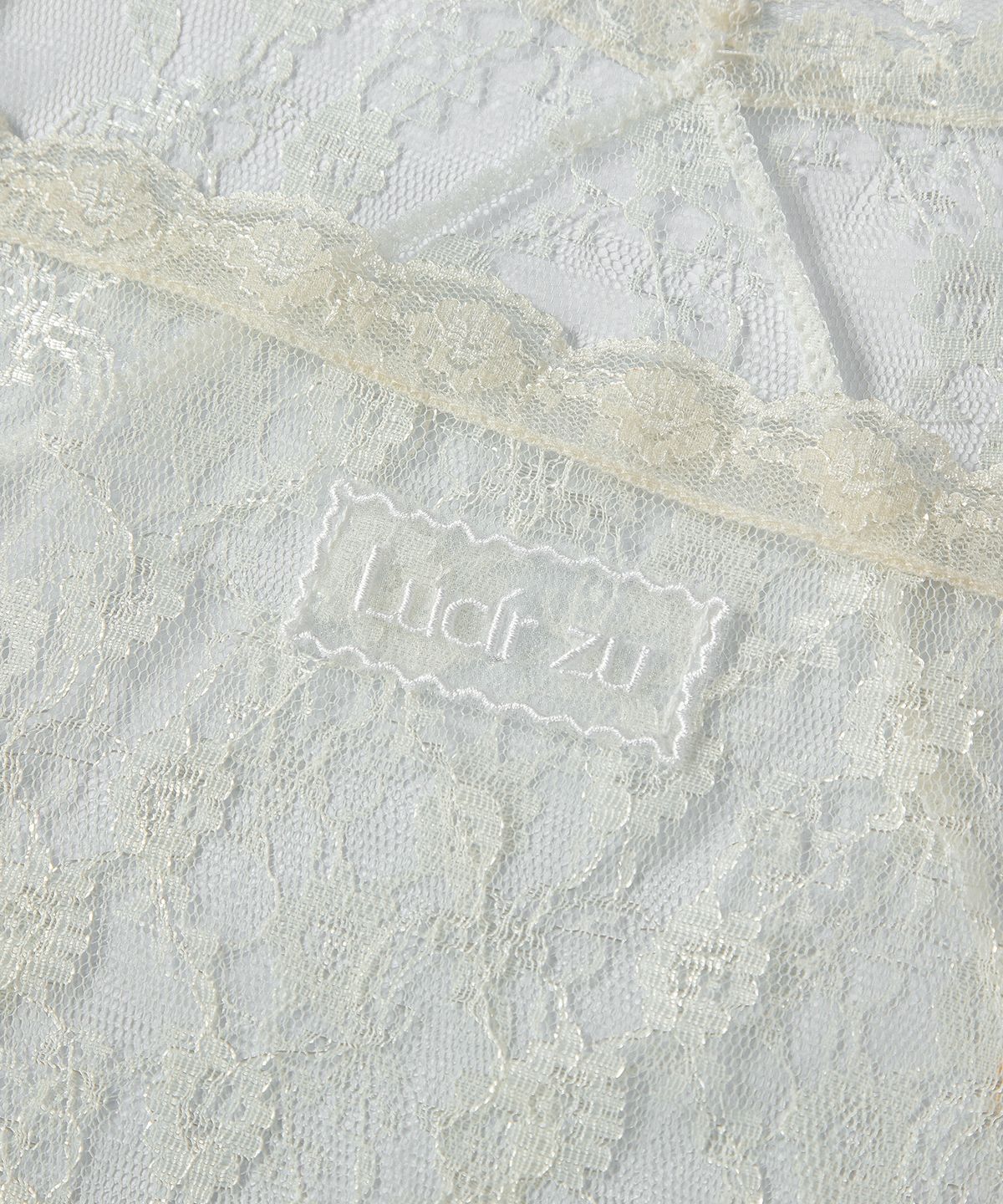 루시르주(LUCIR ZU) Lace Bustier Camisole (Cream)
