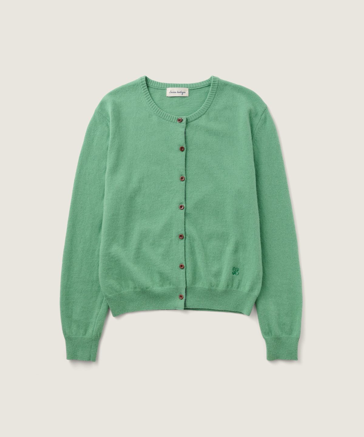 시엔느(SIENNE) Cambon Wool Cardigan (Winter Green)