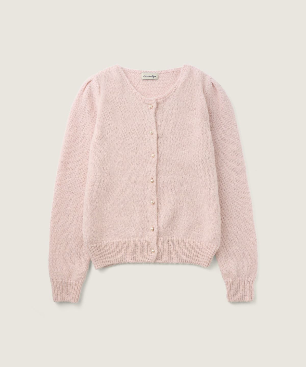 시엔느(SIENNE) Odette Alpaca Cardigan (Pale Pink)