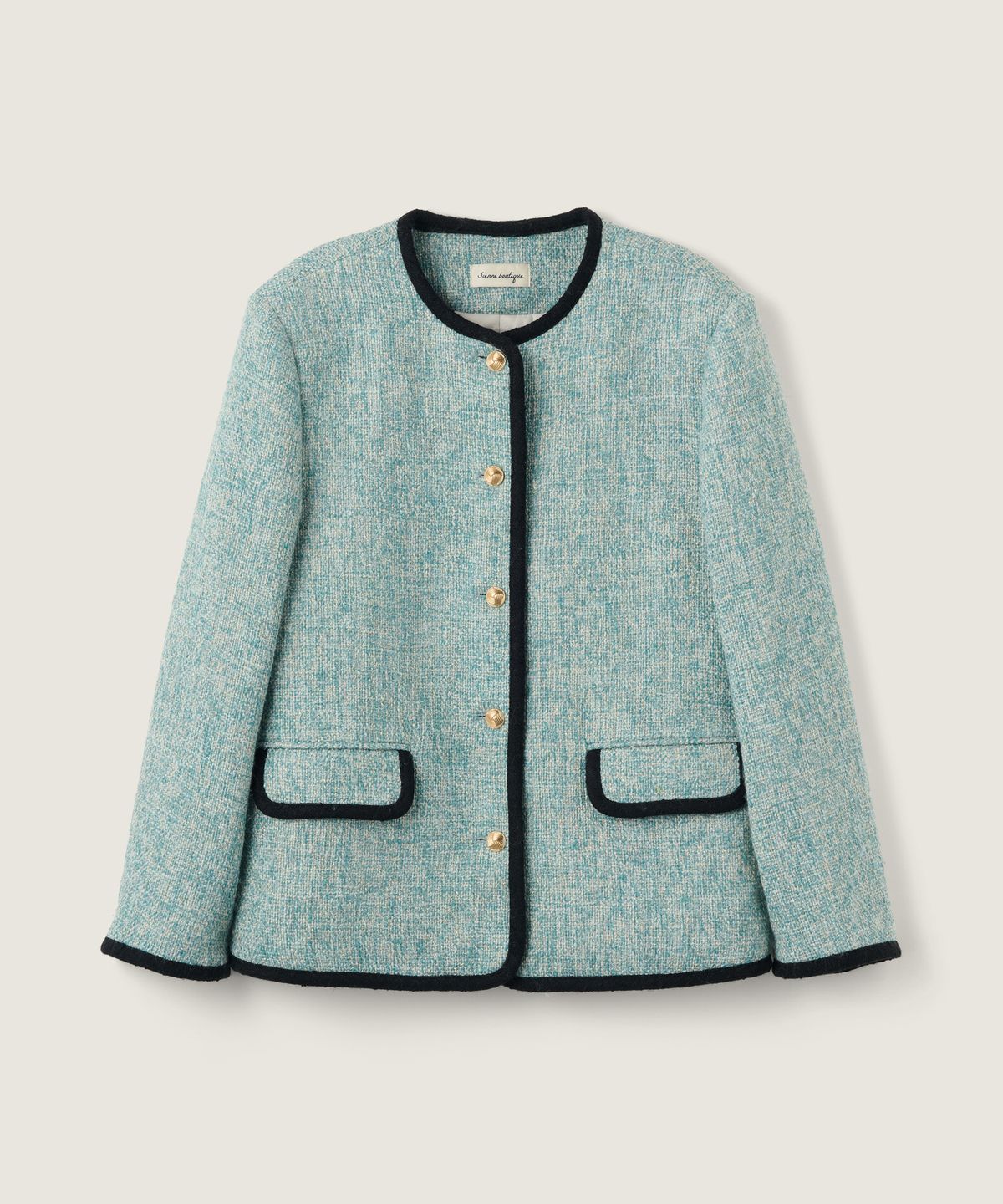 시엔느(SIENNE) Charlotte Tweed Jacket (Green)