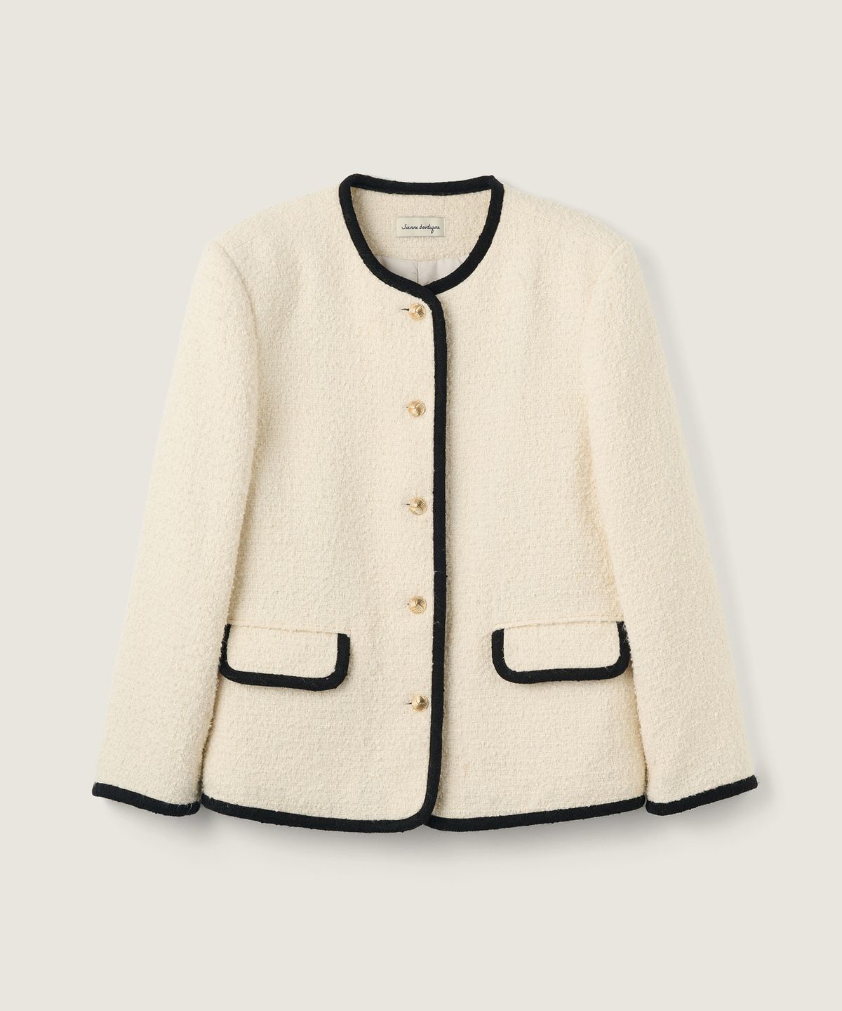 시엔느(SIENNE) Charlotte Tweed Jacket (Cream)