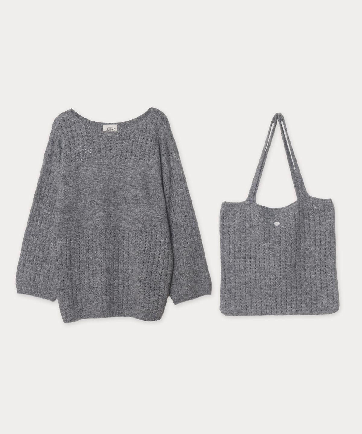메종르하르(MAISONLEHAR) 세이지 니트 (가방SET) 3color