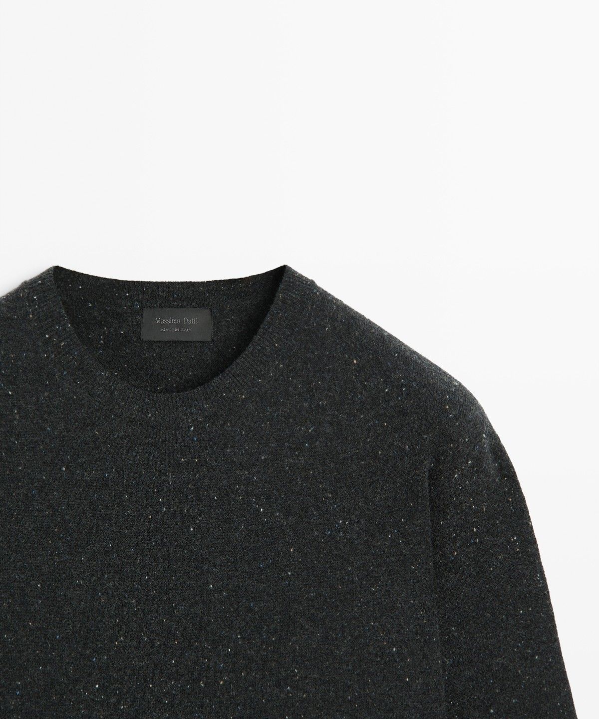 마시모두띠(MASSIMO DUTTI) 울 멜란지 니트