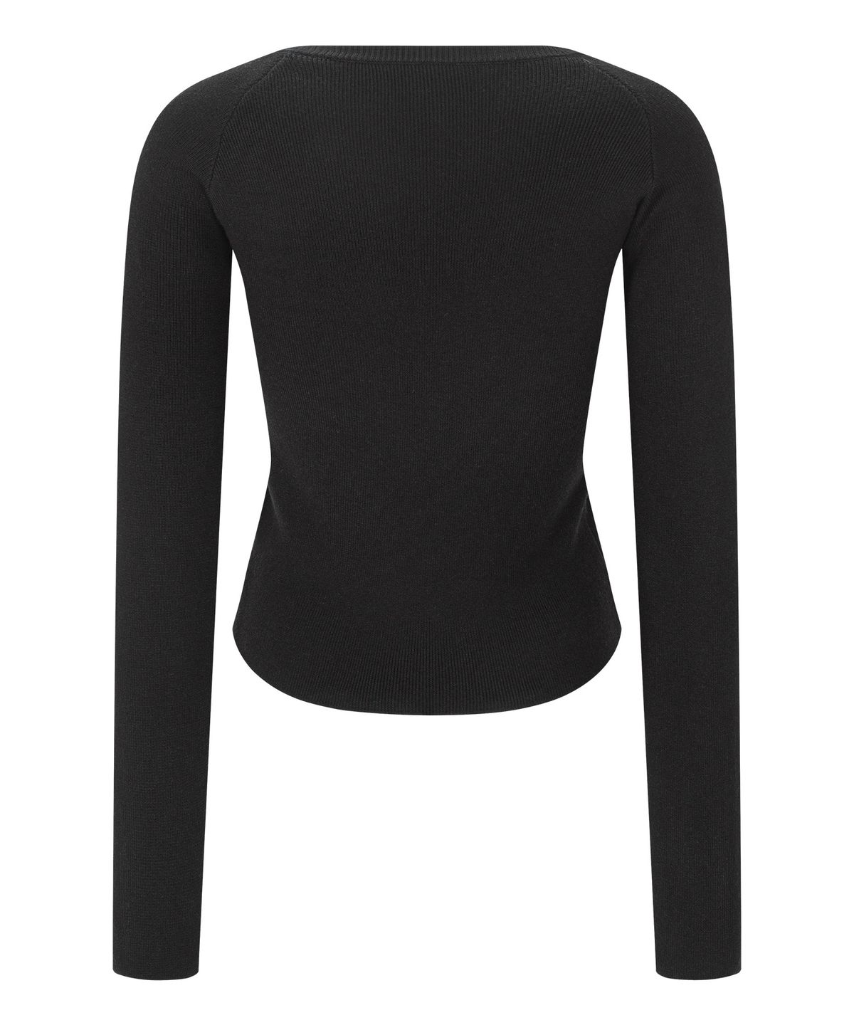 루시르주(LUCIR ZU) Wool Boatneck Bolero Knit Top (Black)