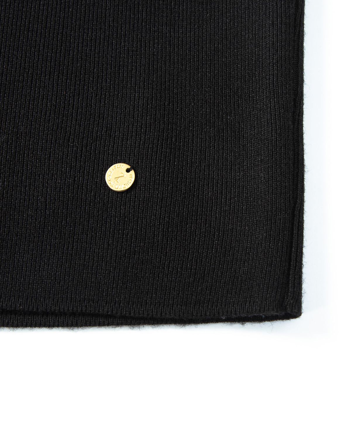 루시르주(LUCIR ZU) Wool Boatneck Bolero Knit Top (Black)
