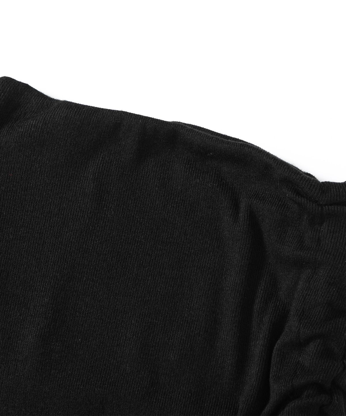 루시르주(LUCIR ZU) Side-Shirred Maxi Skirt (Black)