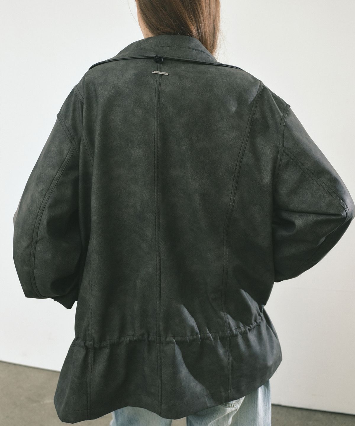 닉앤니콜(NICK&NICOLE) WASHED STRING FIELD JACKET_BROWN