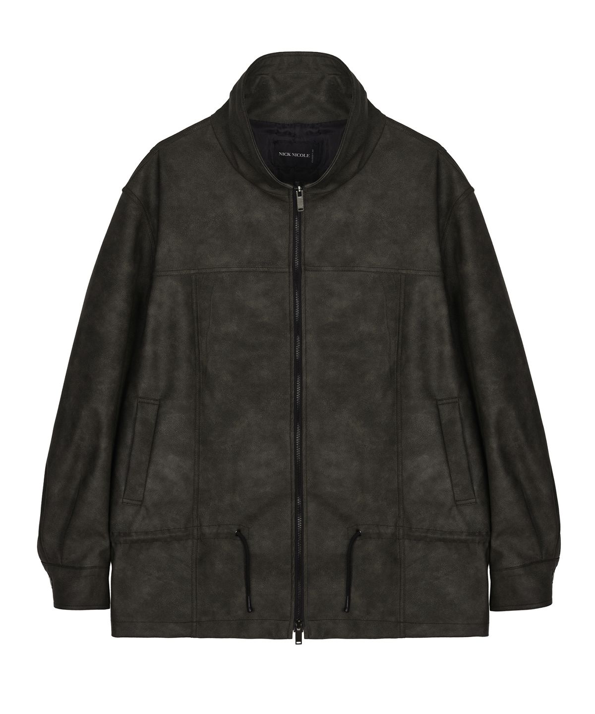 닉앤니콜(NICK&NICOLE) WASHED STRING FIELD JACKET_BROWN