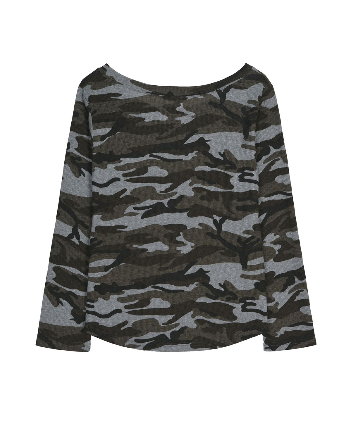 닉앤니콜(NICK&NICOLE) CAMO OFF SHOULDER TOP_GRAY
