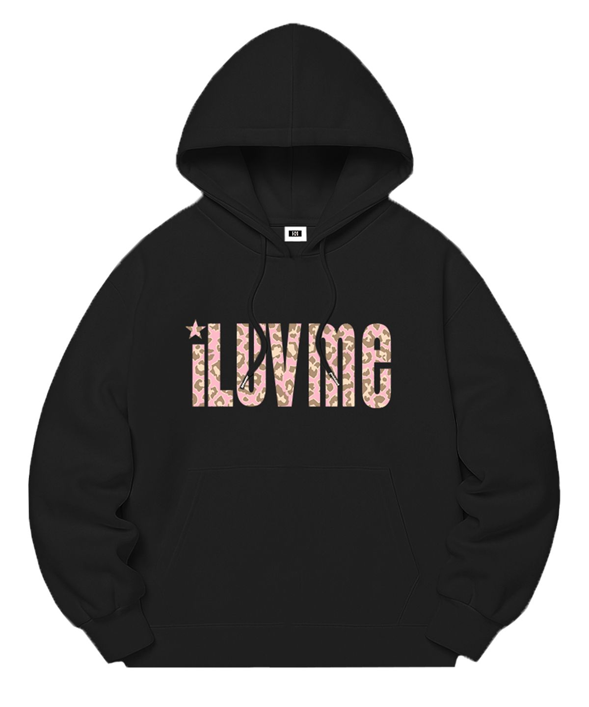 랜덤오프(RANDOMOFF) I LUV ME LEOPARD HOODIE (3color)